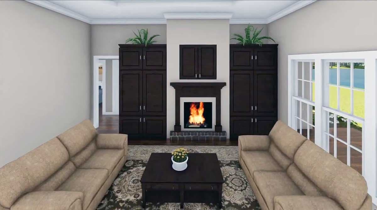 Plan 51054MM: Southern House Plan with Twelve Foot Great Room Ceilings - 2200 Sq Ft - Image #11 - Acadian, French Country, Louisiana-Style, Southern