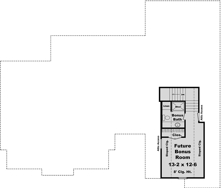 Plan 51060MM: Full-Featured and Flexible Country House Plan - Floor Plan - Bonus - Southern, Traditional