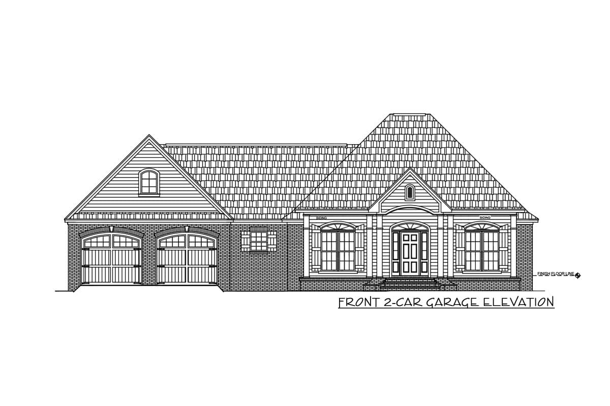 Plan 51062MM: Smart Design with European Styling - Image #10 - Southern, Traditional