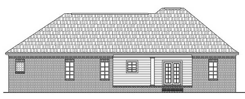 Plan 5110MM: Highly Functional Split-Bedroom Floorplan - Image #7 - Acadian, Ranch, Southern, Traditional