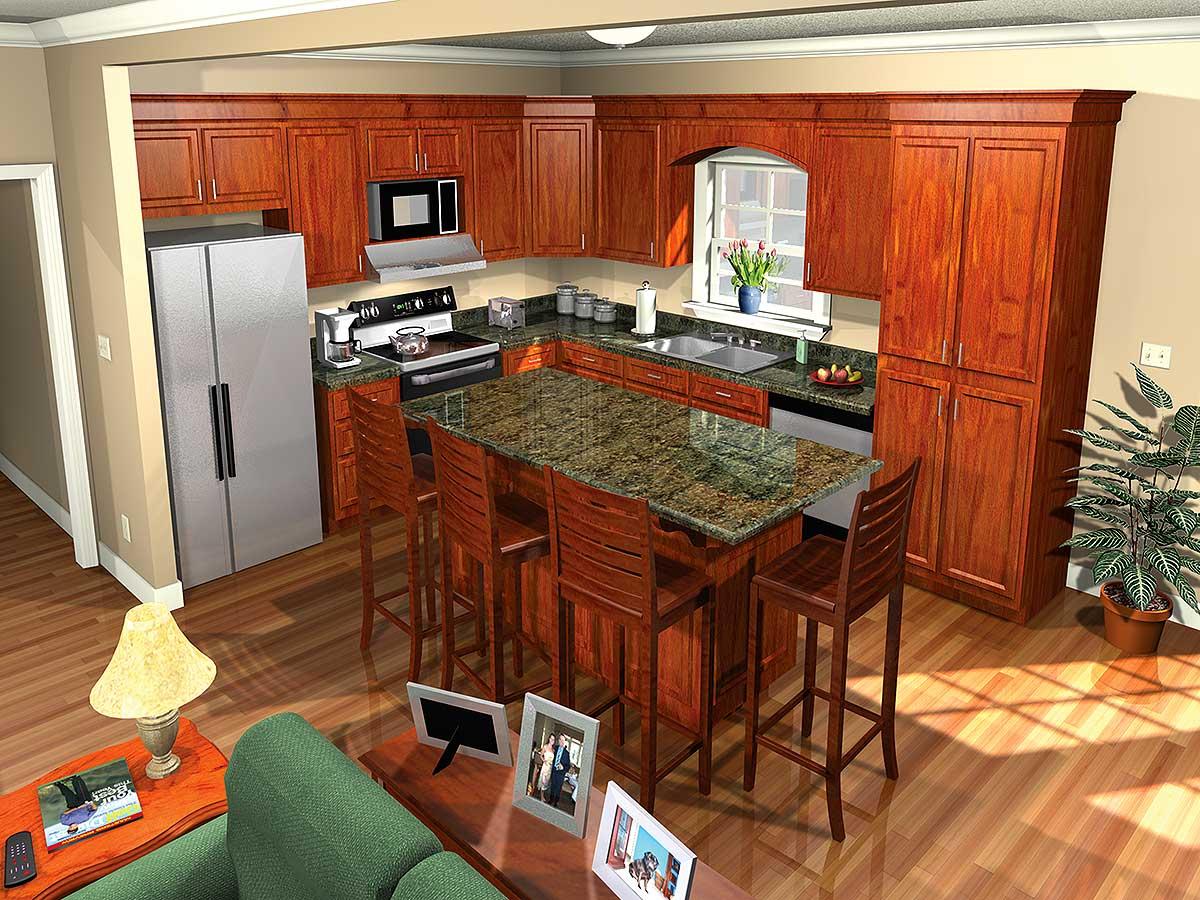 Plan 5110MM: Highly Functional Split-Bedroom Floorplan - Image #6 - Acadian, Ranch, Southern, Traditional