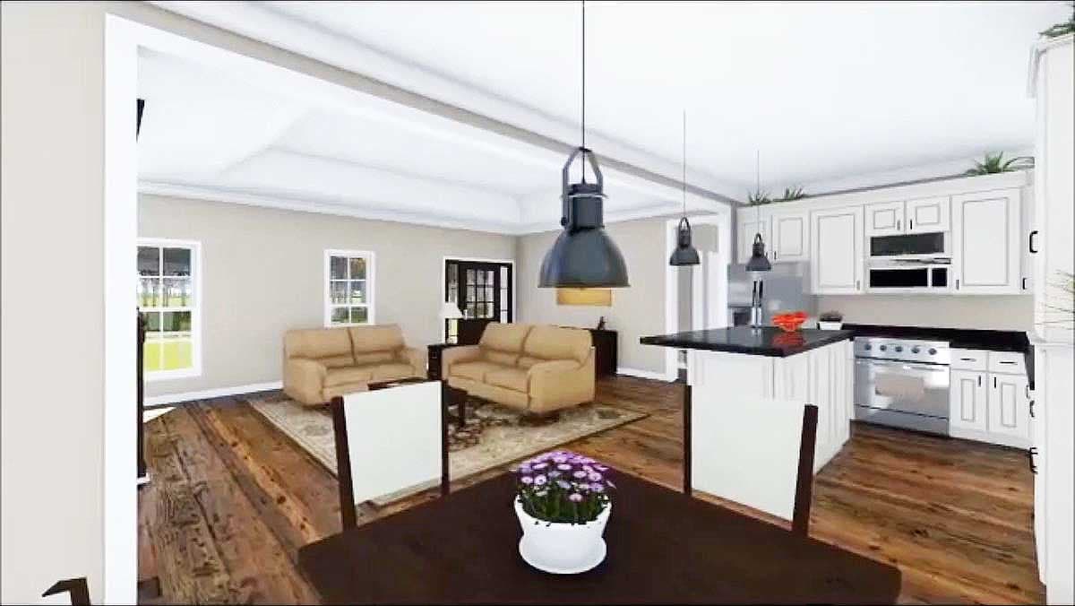 Plan 5112MM: European Touches and Multiple Versions - Image #9 - Acadian, Ranch, Southern, Traditional