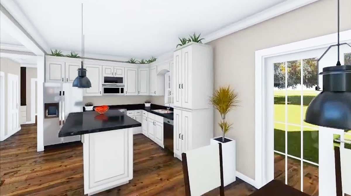 Plan 5112MM: European Touches and Multiple Versions - Image #10 - Acadian, Ranch, Southern, Traditional