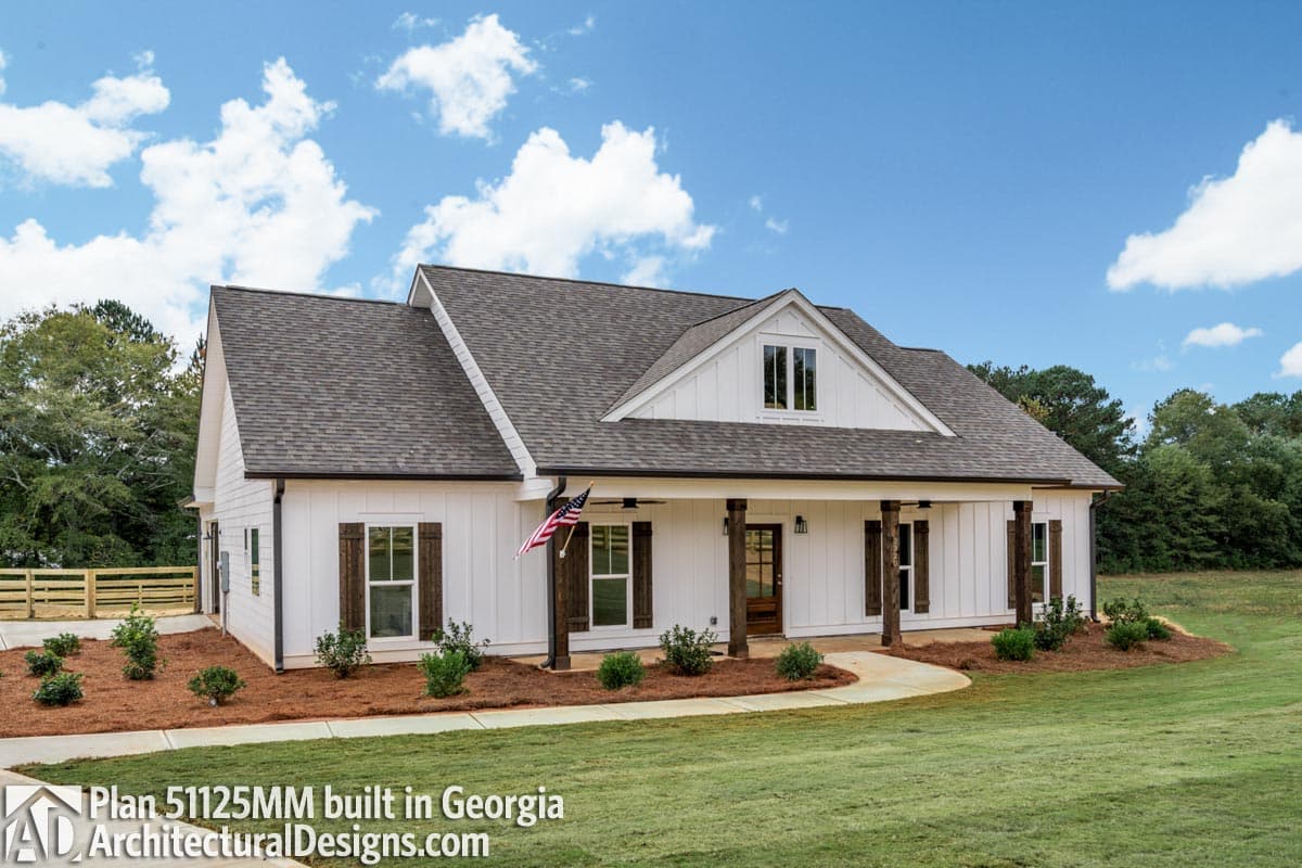 build gallery item - House Plan 51125MM Comes to Life in Georgia