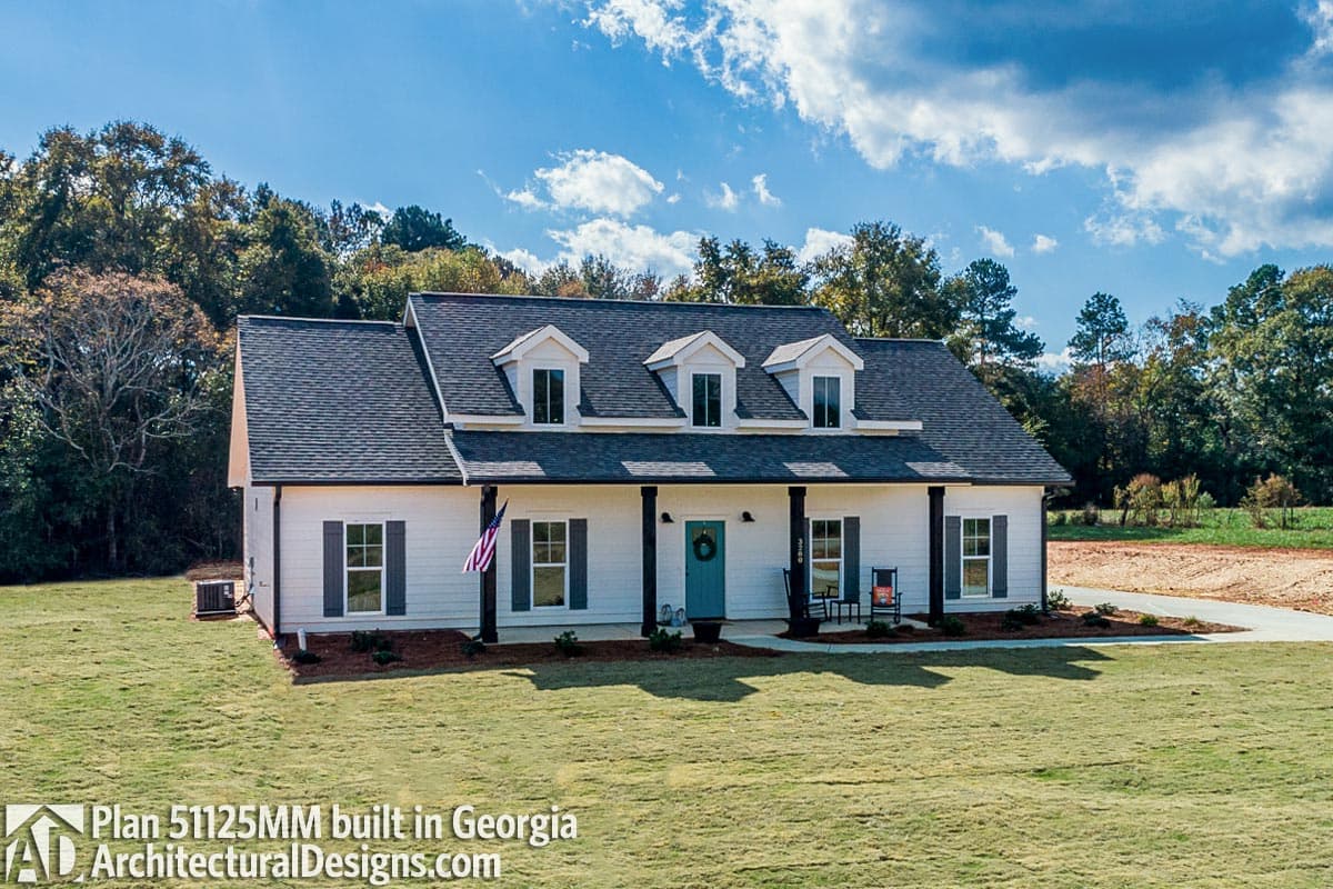 build gallery item - House Plan 51125MM Comes to Life in Georgia