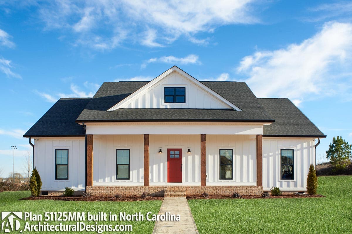 Plan 51125MM: Traditional House Plan with Options - 1640 Sq Ft - Image #4 - Cottage, Country, Farmhouse, New American, Ranch, Traditional