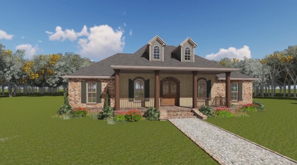 Plan 51126MM: 3 Bed Acadian in Multiple Versions - Image #7 - Acadian, Country, European, French Country, Louisiana-Style, Southern