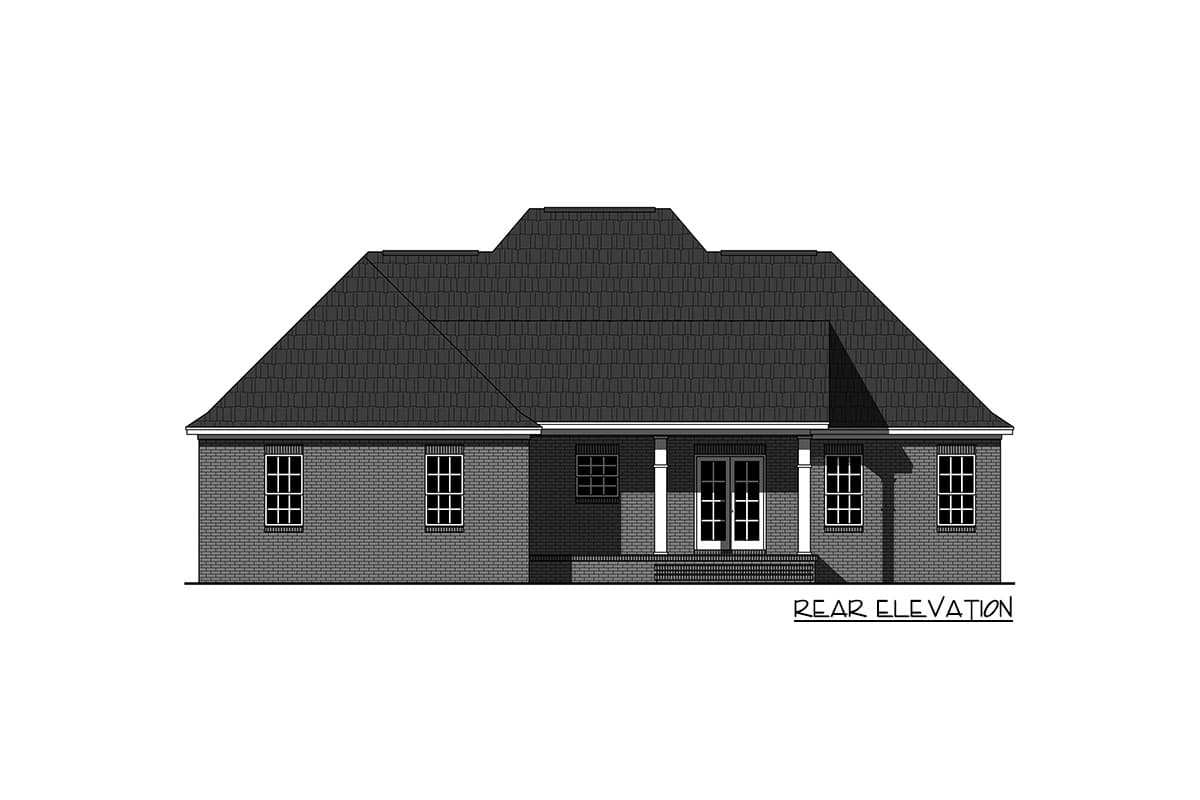 Plan 51126MM: 3 Bed Acadian in Multiple Versions - Image #9 - Acadian, Country, European, French Country, Louisiana-Style, Southern