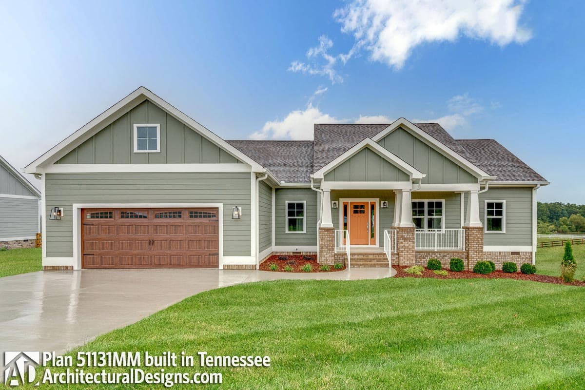 build gallery item - Craftsman House Plan 51131MM Comes to Life in Tennessee