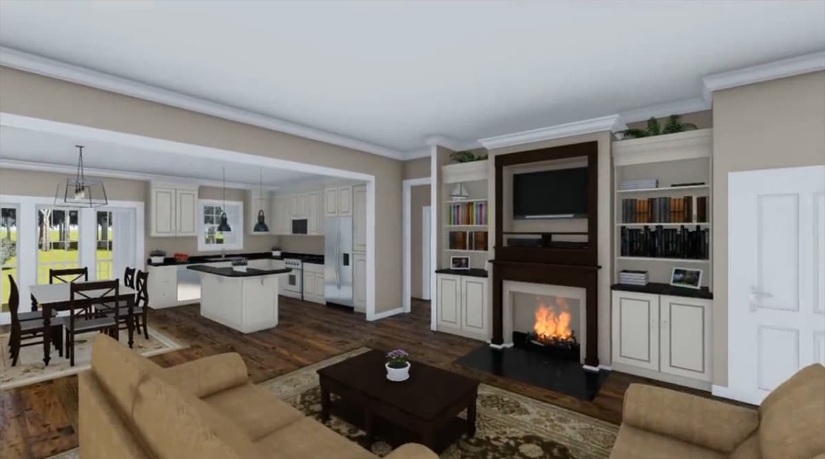 Plan 51141MM: House Plan with Covered Porches Front and Back - 1870 Sq Ft - Image #10 - Craftsman, Northwest, Traditional