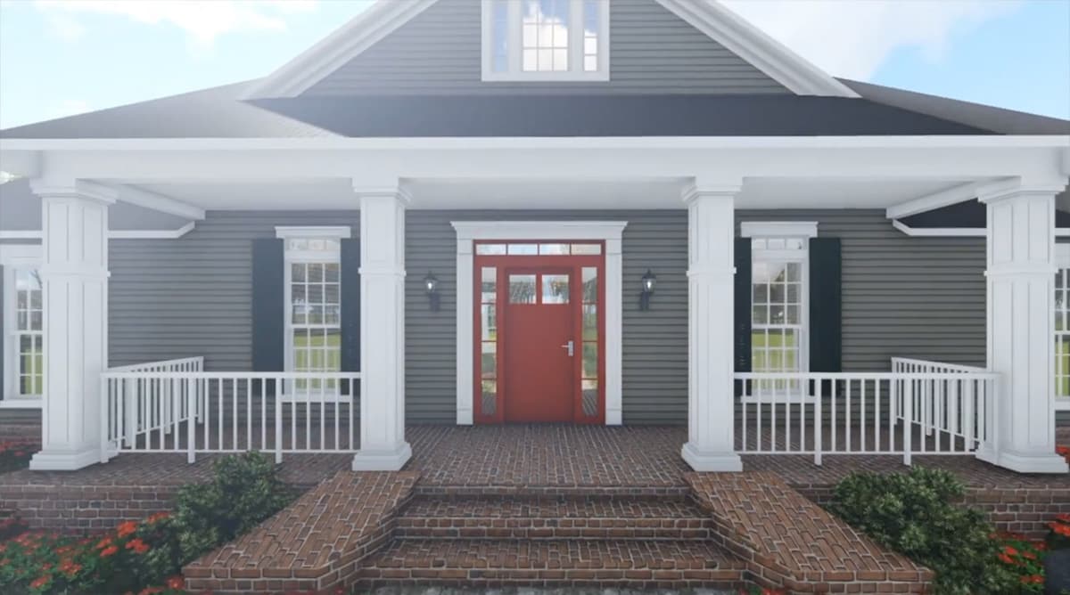 Plan 51141MM: House Plan with Covered Porches Front and Back - 1870 Sq Ft - Image #4 - Craftsman, Northwest, Traditional