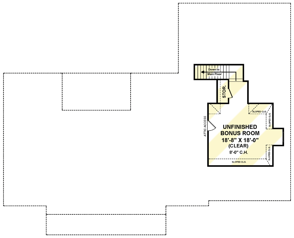 Plan 51148MM: Southern Living With Options - Floor Plan - Bonus Room Over Garage - Southern, Traditional