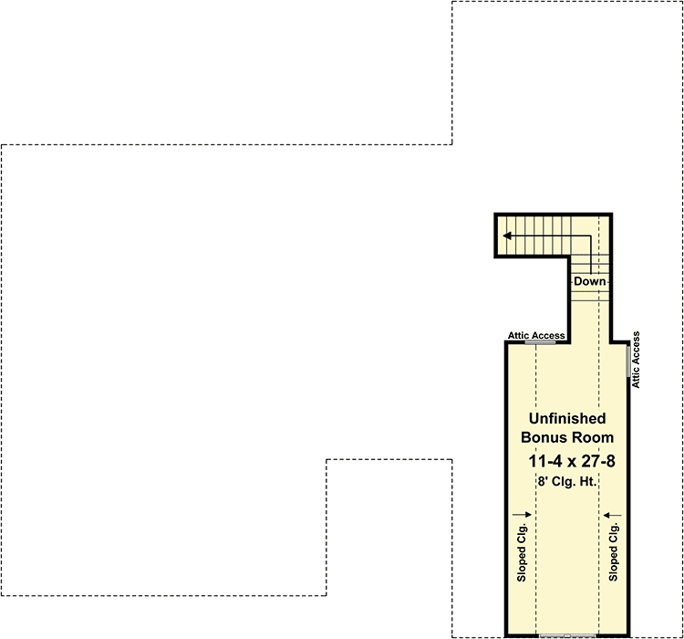 Plan 51161MM: Craftsman Bungalow With Bonus - Floor Plan - Bonus - Country, Craftsman, Northwest