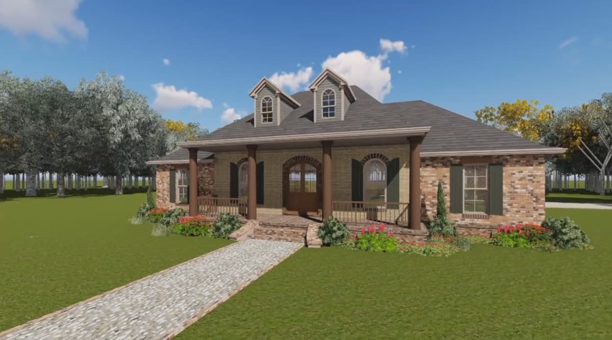 Plan 51163MM: Flexible French Country With Bonus and Flex Rooms - Image #6 - Acadian, European, French Country, Louisiana-Style, Southern