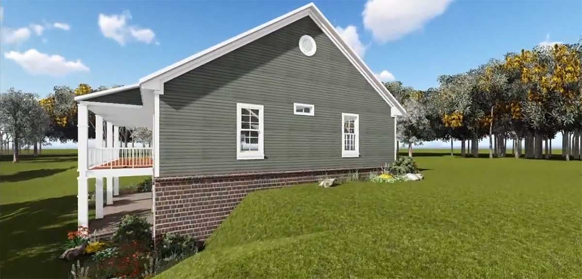 Plan 51164MM: Country Comfort With Two Porches - Image #7 - Country, Traditional