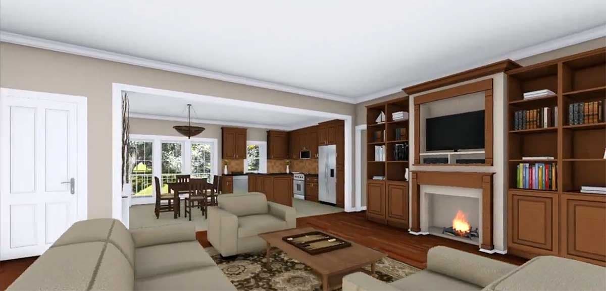 Plan 51164MM: Country Comfort With Two Porches - Image #10 - Country, Traditional