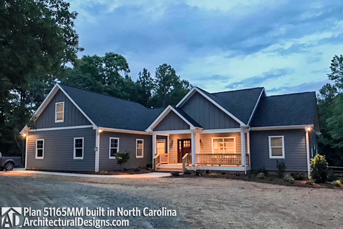build gallery item - House Plan 51165MM built in North Carolina