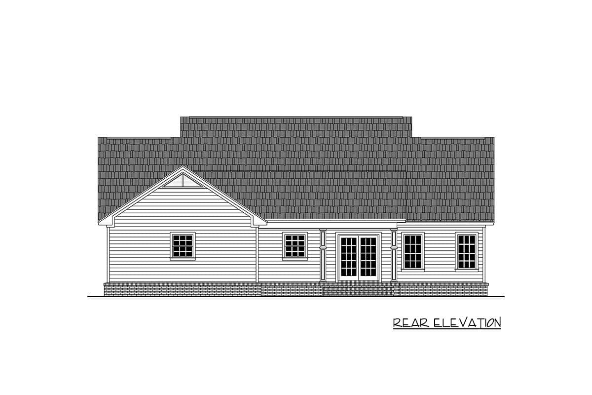 Plan 51167MM: Cozy 3-Bed House Plan - 1636 Sq Ft - Image #5 - Cottage, Country, Farmhouse, Modern Farmhouse, Traditional