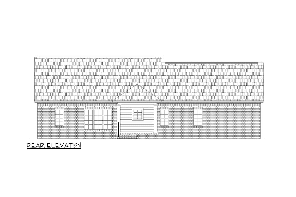 Plan 5118MM: One-Story House Plan with Vaulted Great Room and Master Suite - 1800 Sq Ft - Image #6 - Country, Traditional