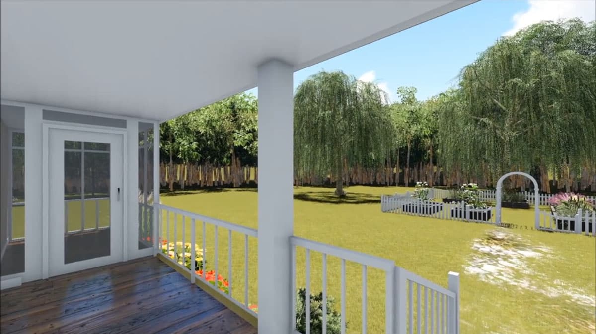 Plan 5141MM: Down Home Style and Comfort - 600 Sq Ft - Image #11 - Cabin, Cottage, Country, Traditional