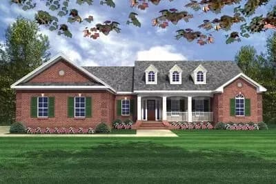 Great House Plan for the Growing Family