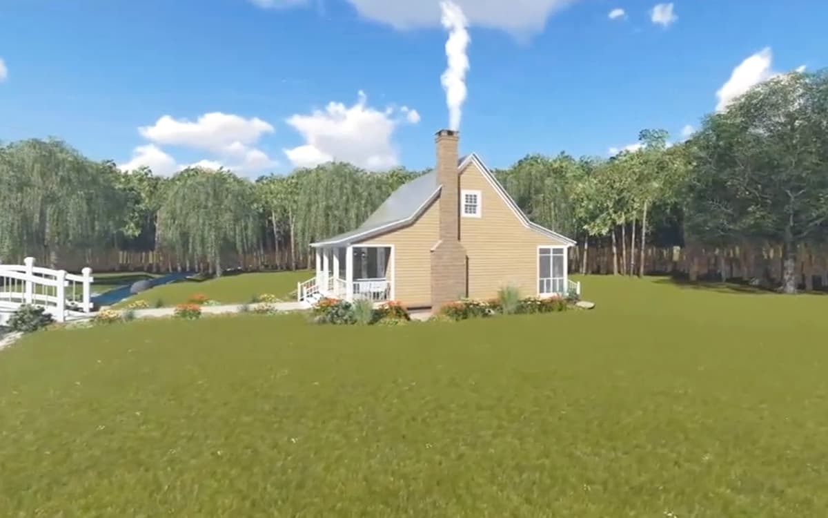 Plan 5153MM: Cozy Cottage Retreat - 800 Sq Ft - Image #6 - Cottage, Country, Vacation