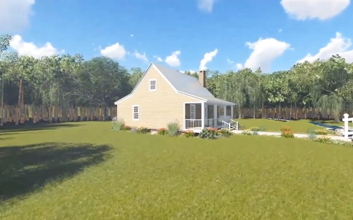 Plan 5153MM: Cozy Cottage Retreat - 800 Sq Ft - Image #10 - Cottage, Country, Vacation