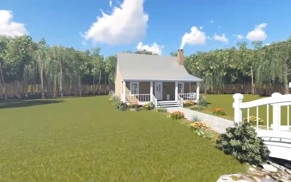 Plan 5153MM: Cozy Cottage Retreat - 800 Sq Ft - Image #11 - Cottage, Country, Vacation