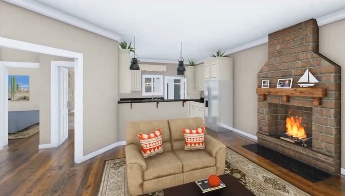 Plan 5153MM: Cozy Cottage Retreat - 800 Sq Ft - Image #12 - Cottage, Country, Vacation