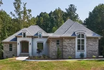 3 Bed French Split House Plan