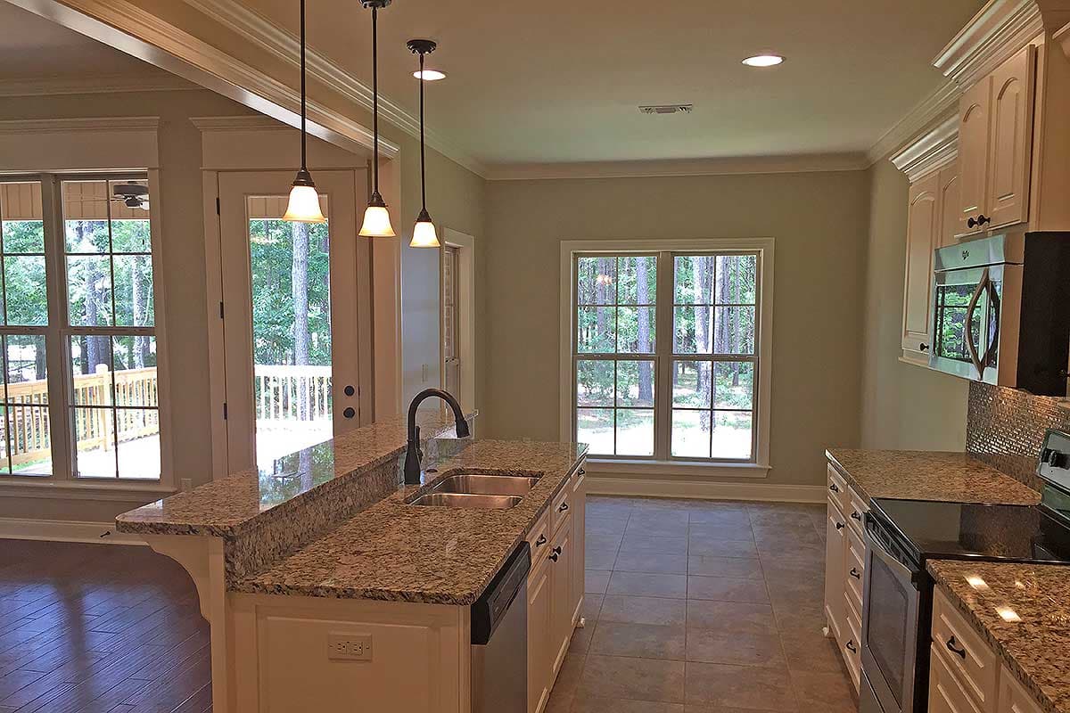 Plan 51723HZ: All Brick Traditional House Plan - Image #4 - Southern, Traditional