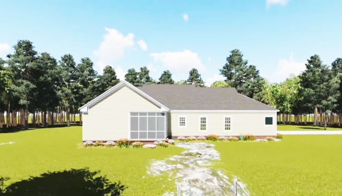 Plan 5184MM: Front Porch, Screen Porch and Patio - Image #18 - Country, Traditional