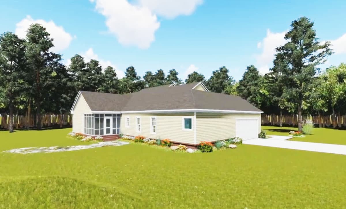 Plan 5184MM: Front Porch, Screen Porch and Patio - Image #19 - Country, Traditional