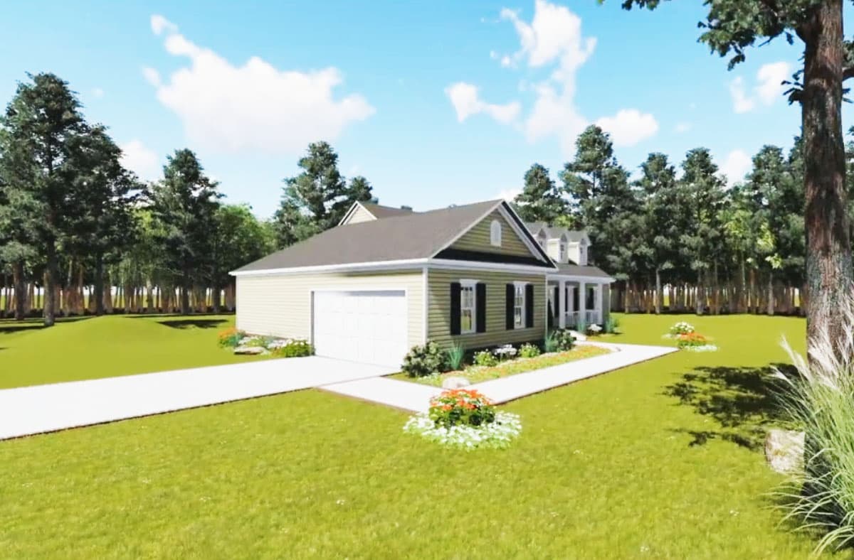 Plan 5184MM: Front Porch, Screen Porch and Patio - Image #21 - Country, Traditional
