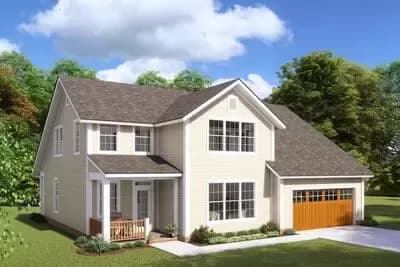 Traditional Home Plan with Flex Room