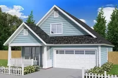 Cottage with First Floor Master