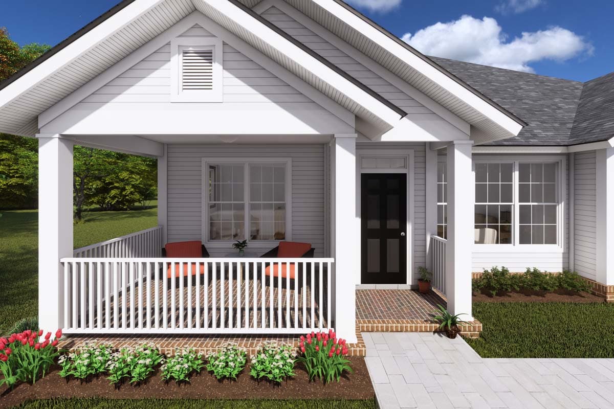 Plan 52215WM: Compact House Plan with 3 Bedrooms Under 1750 Square Feet - Architectural Designs - Image #5 - Cottage, Ranch, Southern