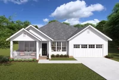 Compact House Plan with 3 Bedrooms Under 1750 Square Feet - Architectural Designs