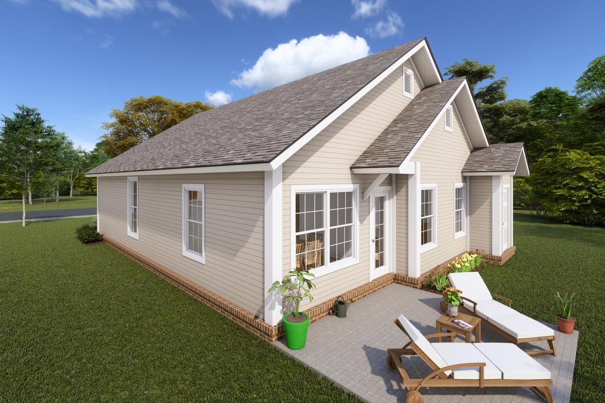 Plan 52219WM: 3 Bedroom Cottage with Options - Image #5 - Bungalow, Cottage, Country