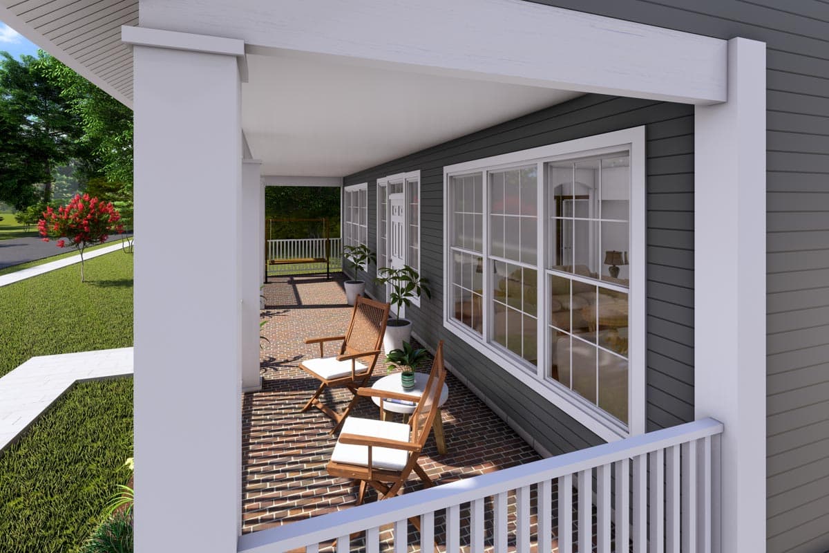 Plan 52222WM: Cozy Cottage With Removable Garage - Image #6 - Country, Craftsman