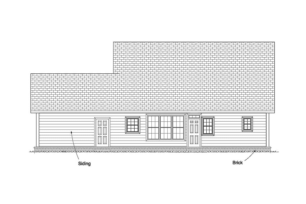Plan 52222WM: Cozy Cottage With Removable Garage - Image #10 - Country, Craftsman