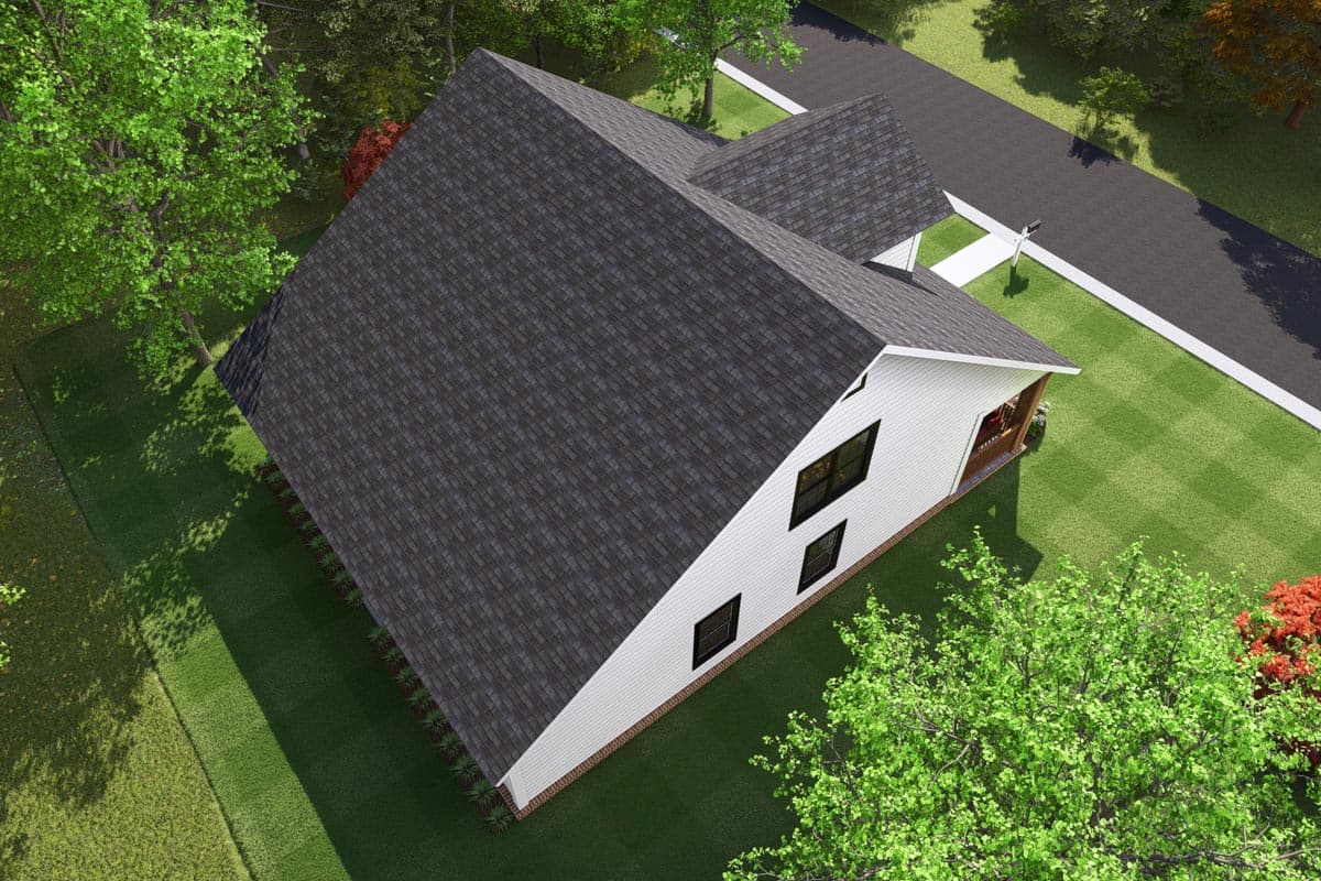 Plan 52223WM: Cozy Country Cottage With Garage Option - Image #6 - Cottage, Country, Craftsman