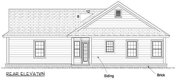 Plan 52229WM: Cozy Cottage Home Plan - 1163 Sq Ft - Image #9 - Cottage, Country
