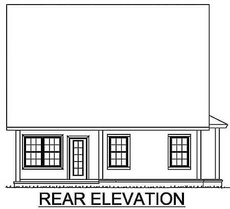 Plan 52240WM: 2-Story Country Cottage House Plan with Four Bedrooms in a Narrow Footprint - 1940 Sq Ft - Image #9 - Cottage, Country, Traditional