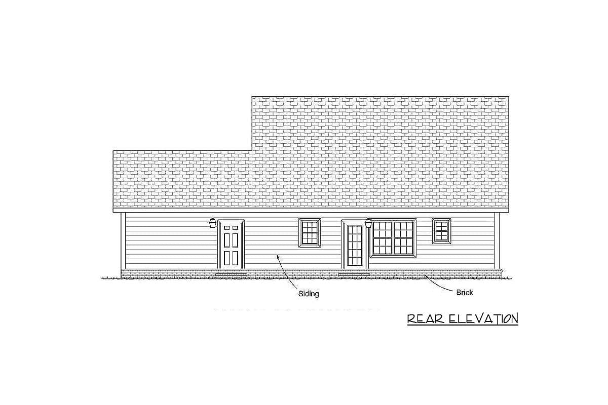 Plan 52248WM: Bungalow with Terrific Open Living Space - Image #4 - Bungalow, Cottage, Country