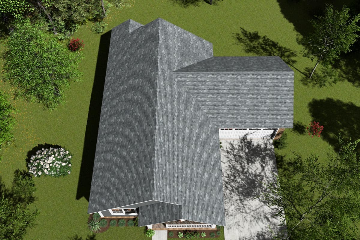 Plan 52251WM: 3 Bed Narrow Lot Cottage with Garage - 1397 Sq Ft - Image #7 - Cottage, Country
