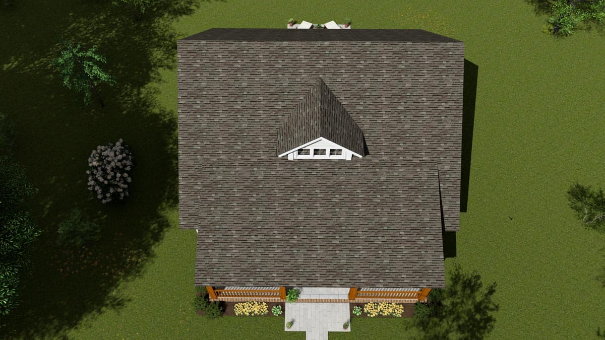 Plan 52254WM: Cozy 3 Bed Bungalow House Plan - Image #8 - Cottage, Country