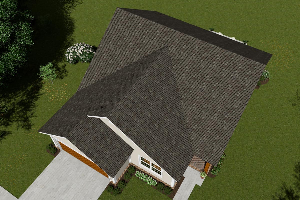 Plan 52258WM: Three Bedroom Cottage House Plan - 1288 Sq Ft - Image #7 - Cape Cod, Cottage