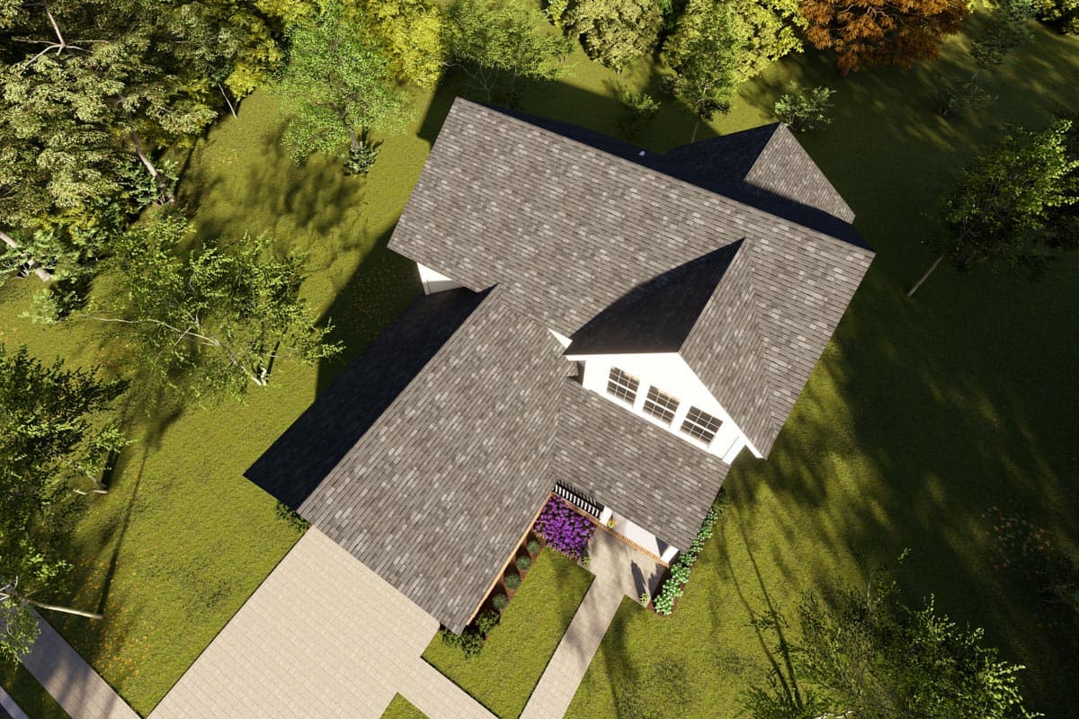 Plan 52259WM: Optional Game Room or Fourth Bedroom - Image #7 - Traditional