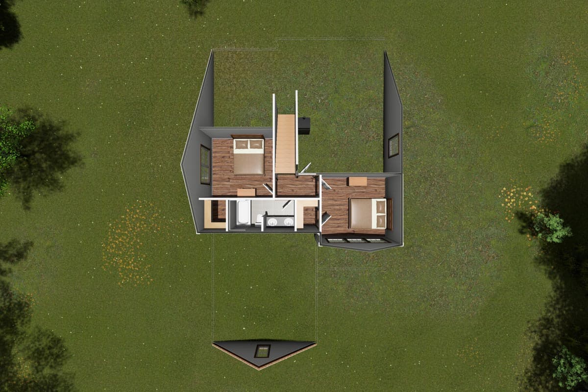 Plan 52259WM: Optional Game Room or Fourth Bedroom - Image #9 - Traditional